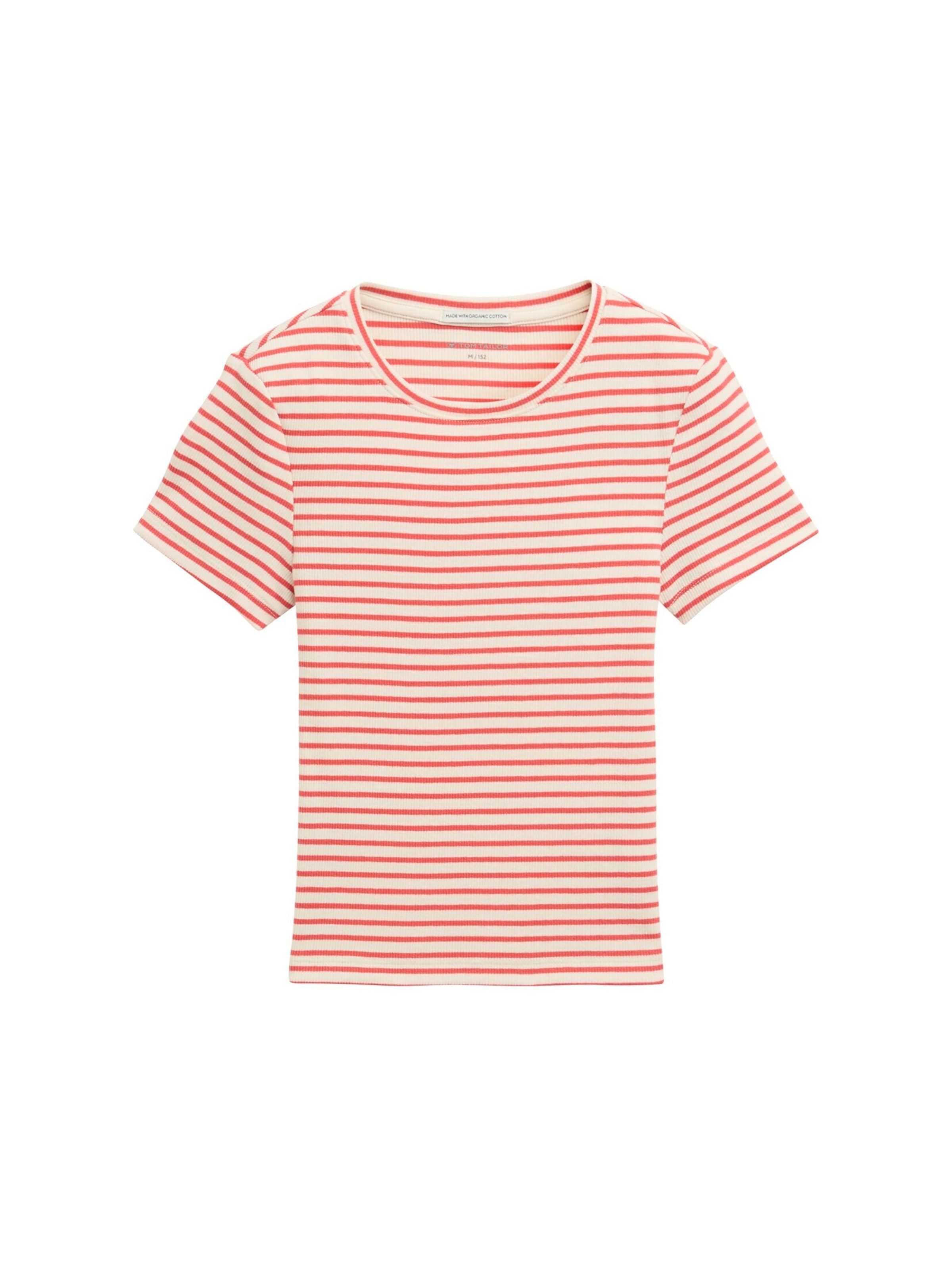 TOM TAILOR Shirt in Red: front