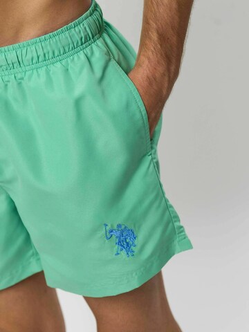 U.S. POLO ASSN. Zwemshorts ' UMALEXANDER ' in Groen