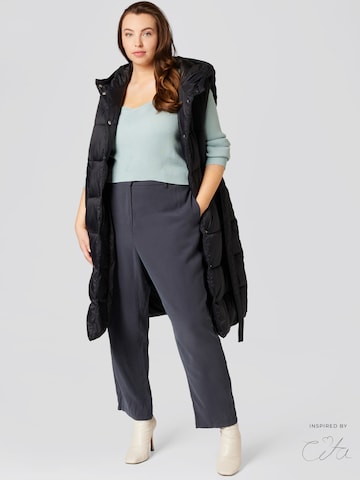 Regular Pantalon 'Safia' Guido Maria Kretschmer Curvy en gris