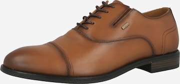 Scarpa stringata di s.Oliver in marrone: frontale