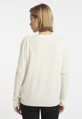 usha BLACK LABEL Knit Cardigan in White