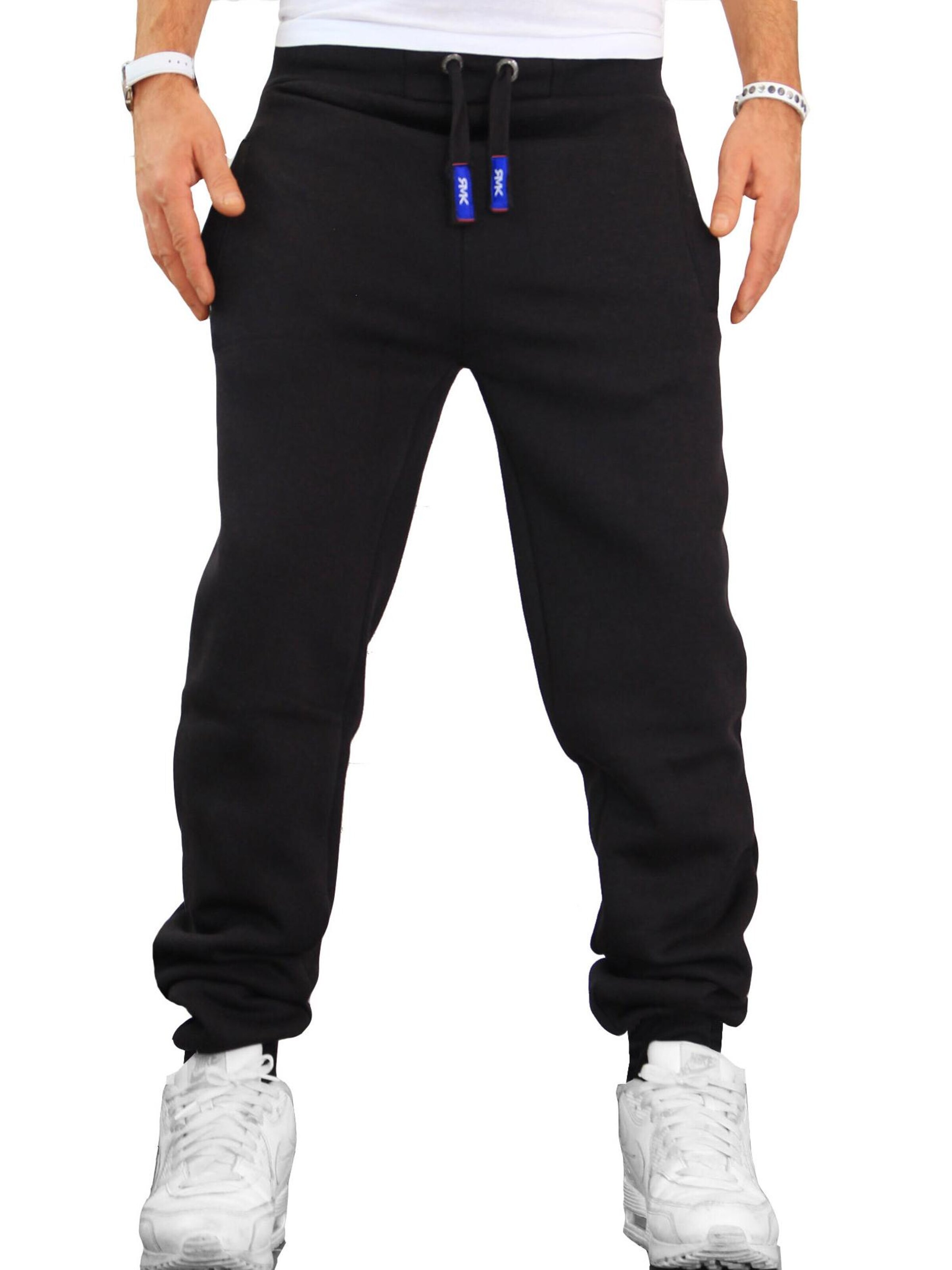 RMK Regular Workout Pants 'Camou Jogger' in Black: front