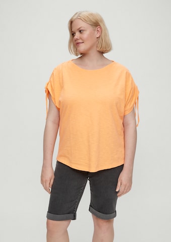 T-shirt TRIANGLE en orange : devant