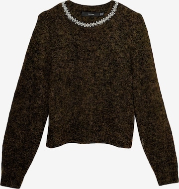VERO MODA Trui 'VMNovah' in Bruin: voorkant