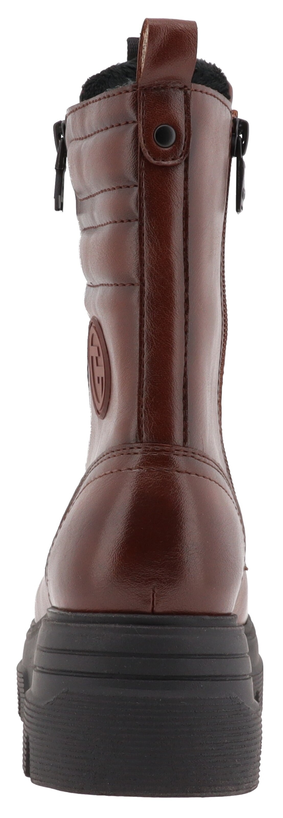 TOM TAILOR Veterlaarsjes in Bruin