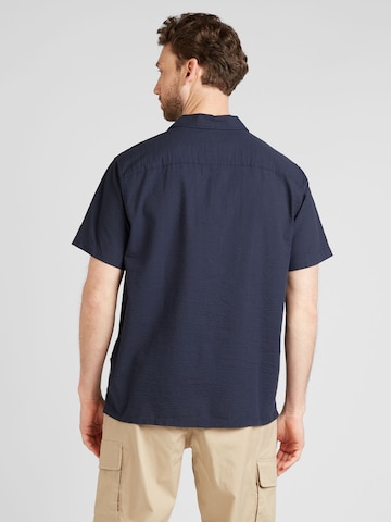 JACK & JONES - Ajuste confortable Camisa 'Easter Palma' en azul