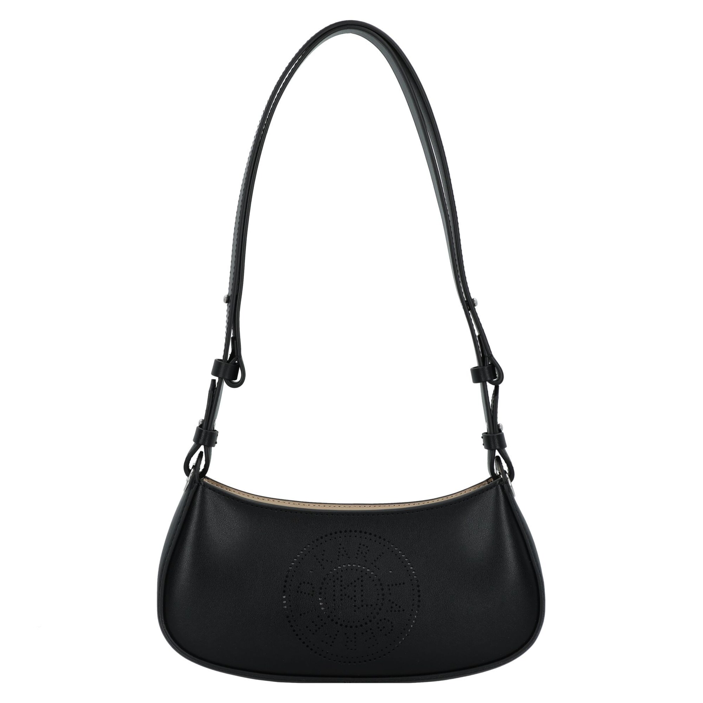 Karl Lagerfeld Schultertasche in Schwarz: Vorderseite