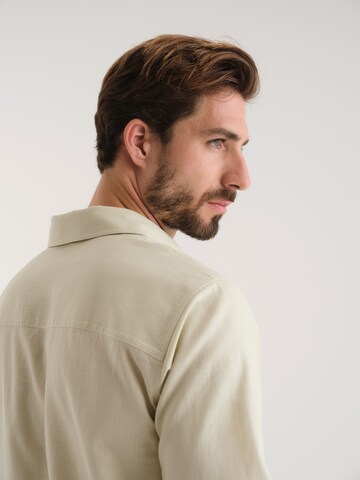 TRAPP Regular Fit Skjorte 'Mattis' i beige
