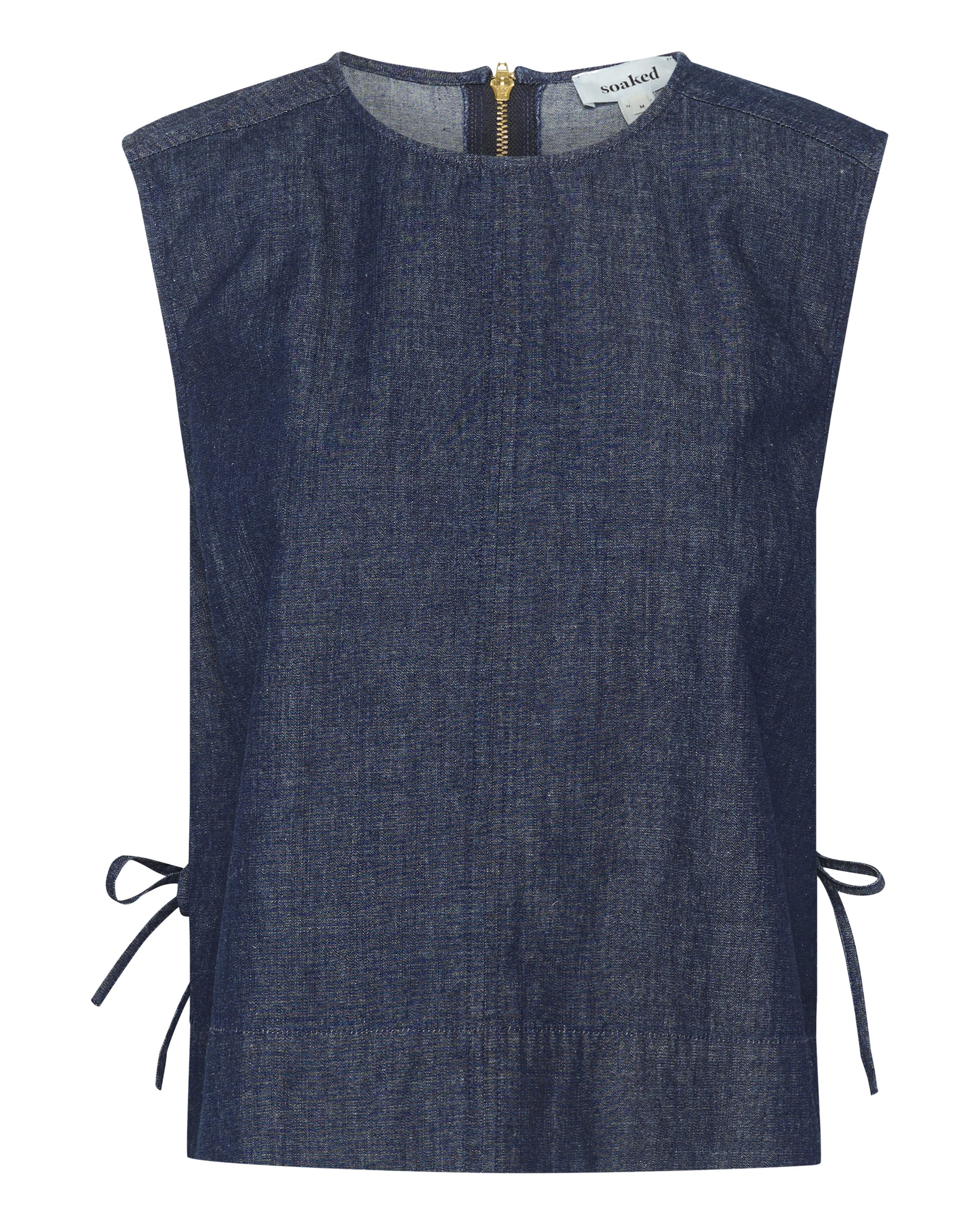 SOAKED IN LUXURY Bluse 'Chamy' i blå: forside