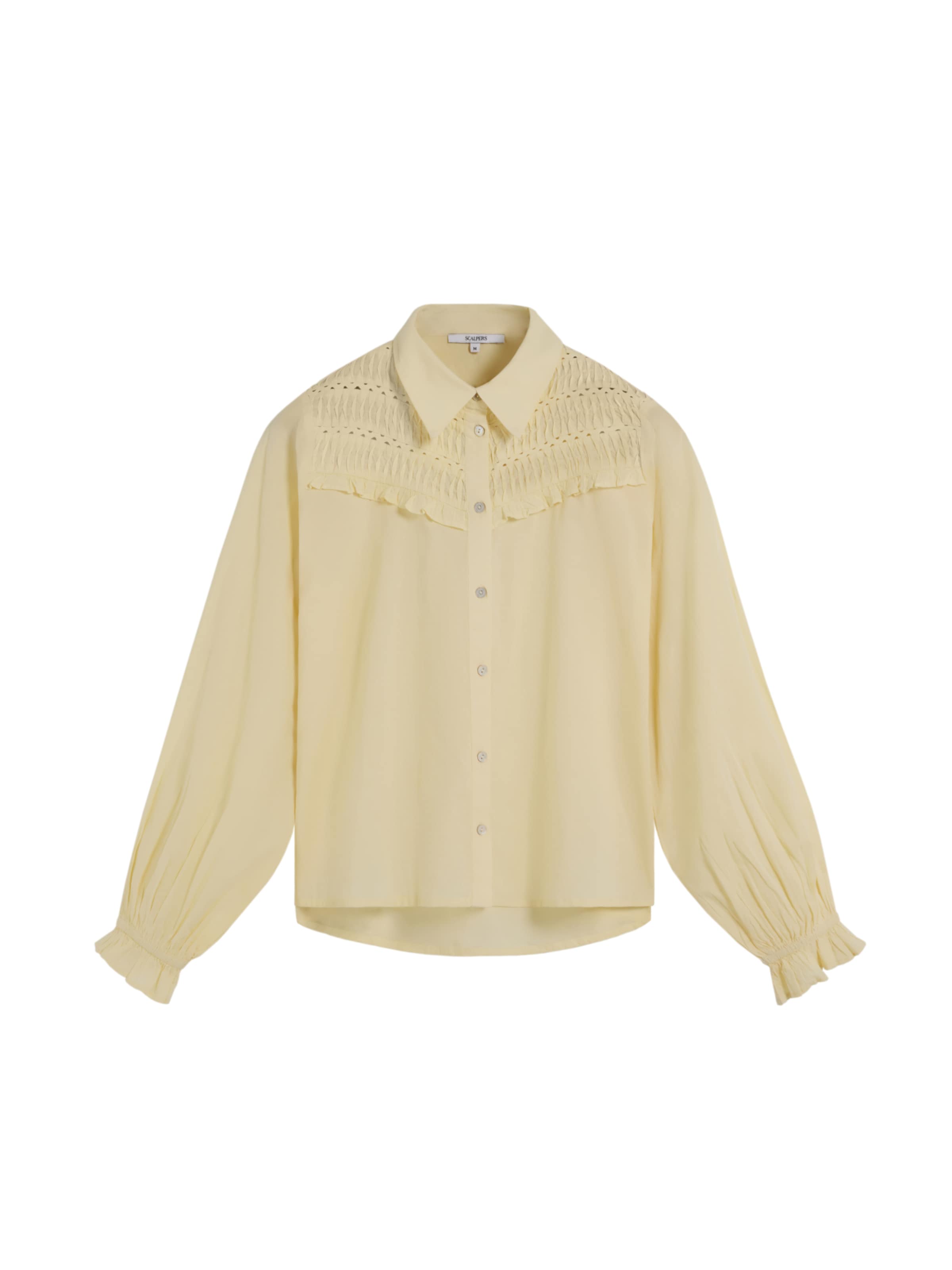 Scalpers Μπλούζα σε κίτρινο: μπροστά