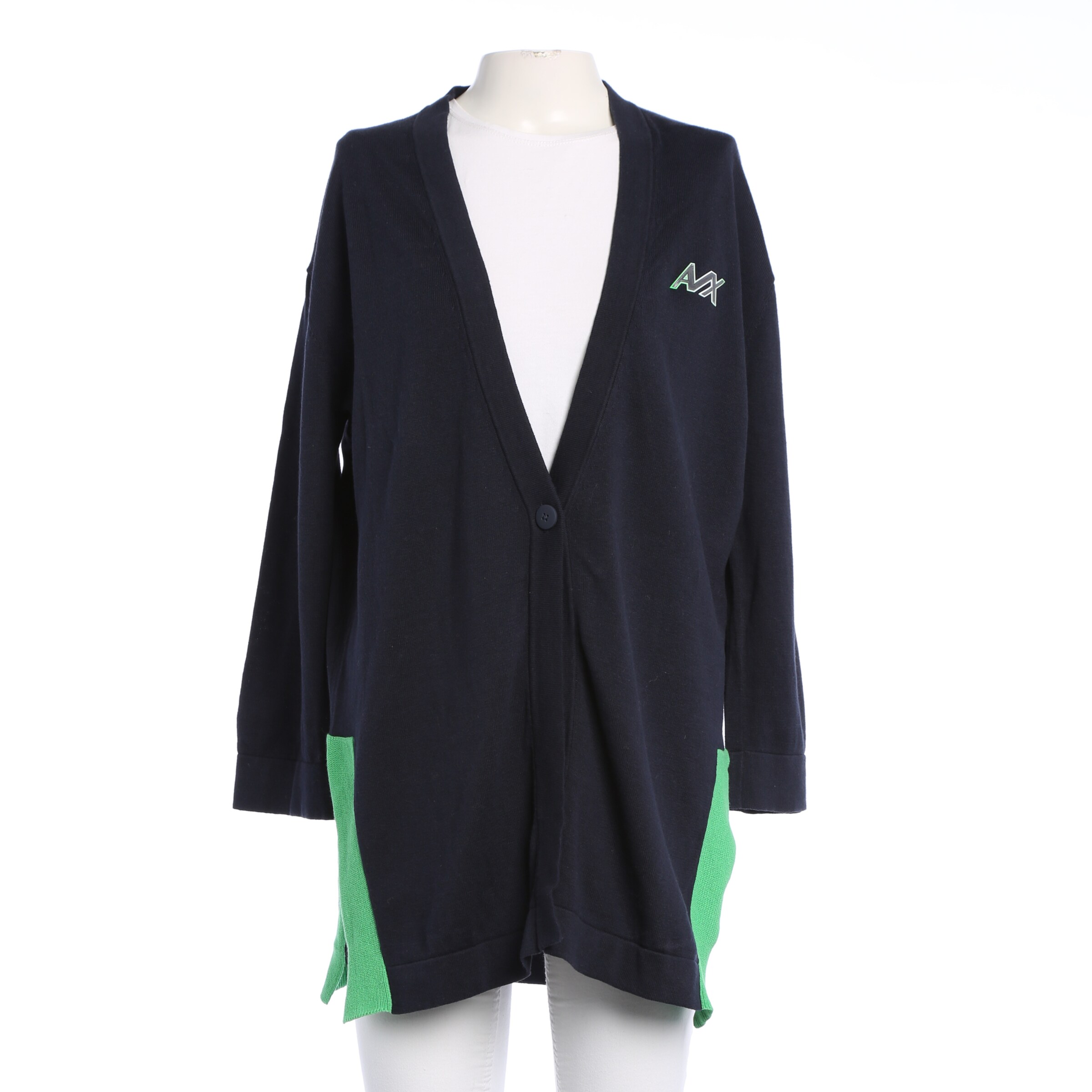 ARMANI EXCHANGE Pullover / Strickjacke M in Blau: Vorderseite