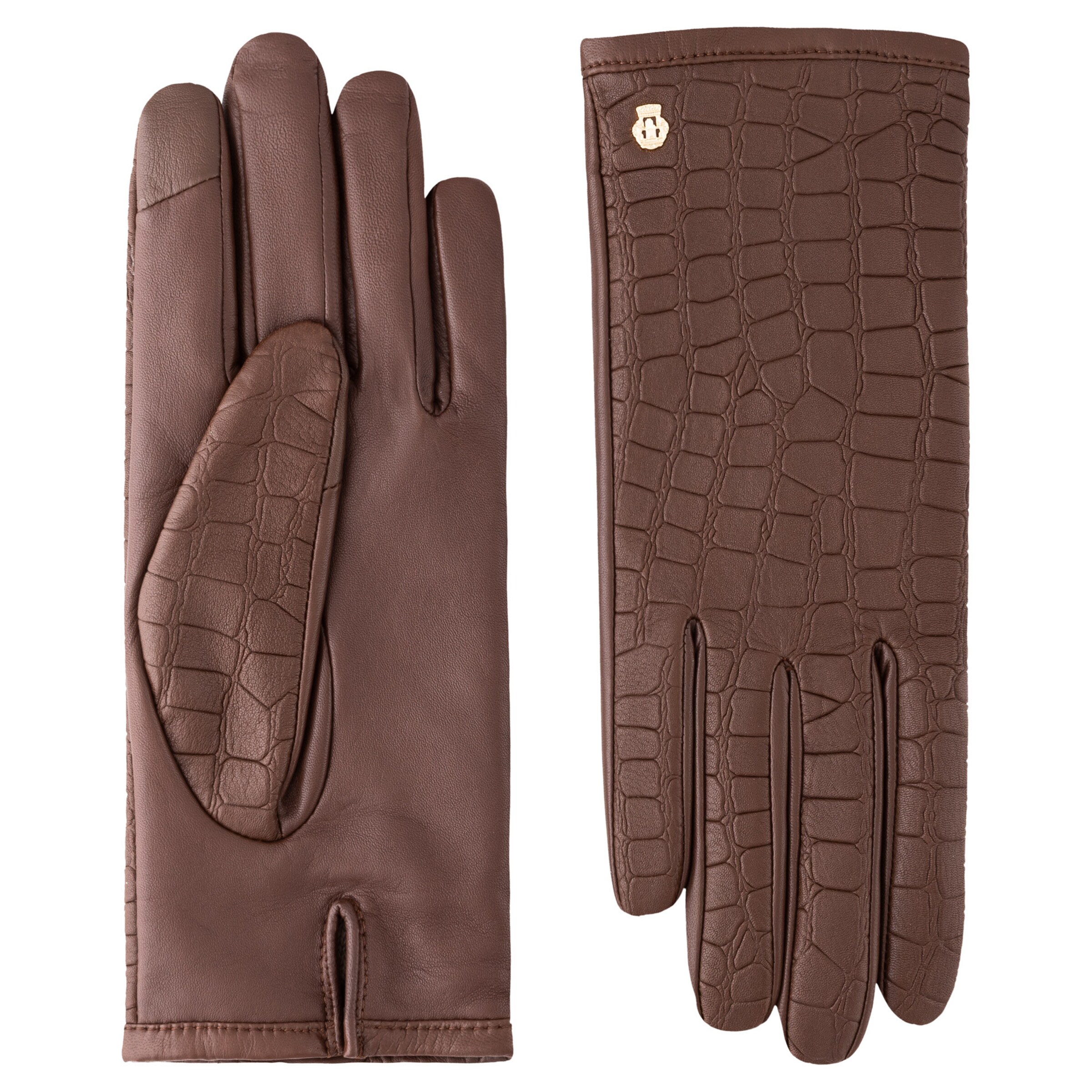 Mezzoguanti 'ROVERETO TOUCH' Roeckl di colore castano / marrone scuro, Visualizzazione prodotti