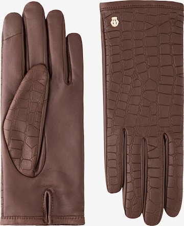 Gants 'ROVERETO TOUCH' Roeckl en marron : devant