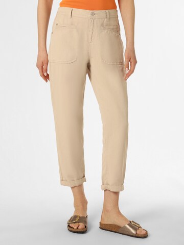 MAC Chino Pants 'Ivy' in Beige: front