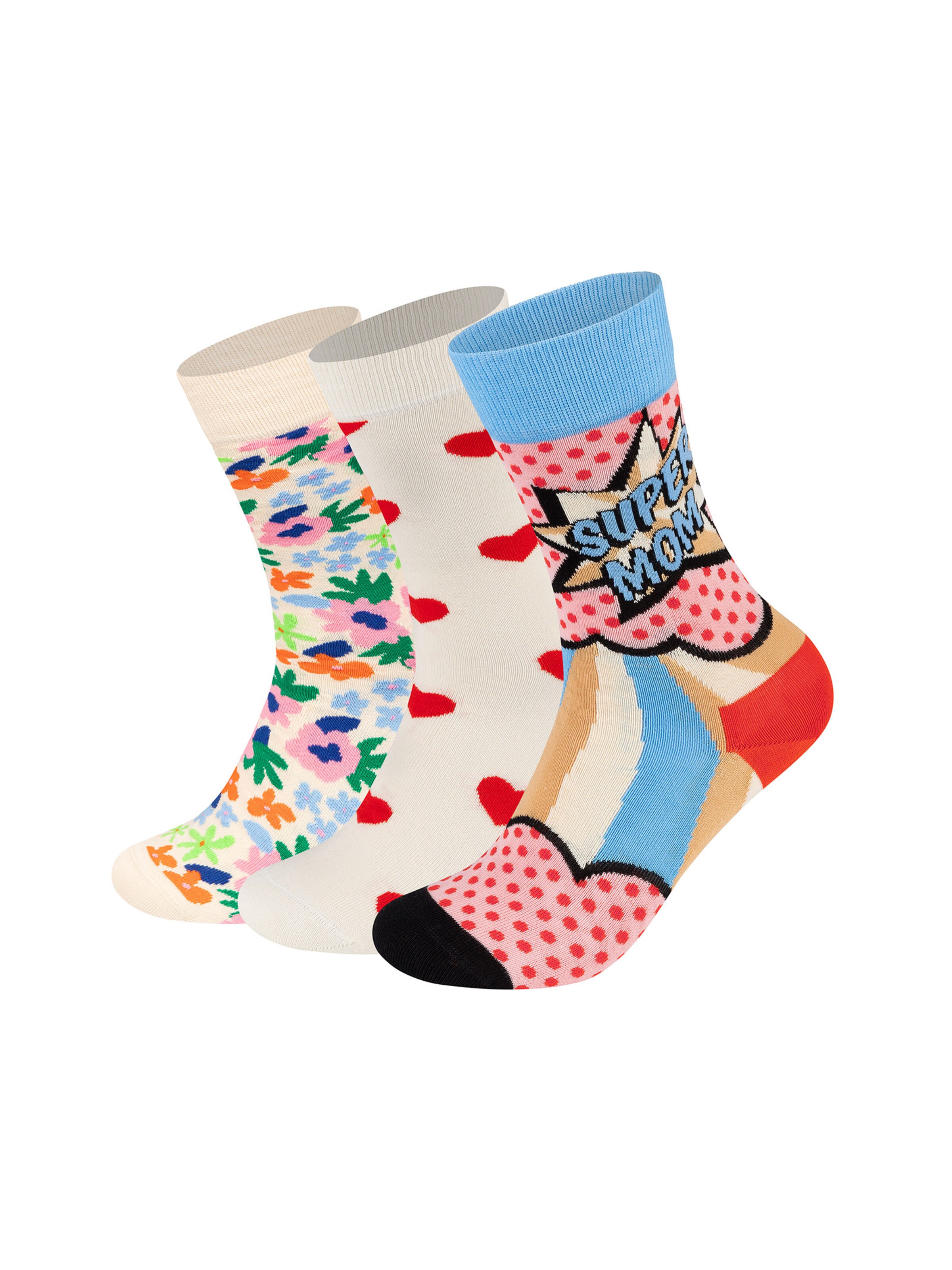 Chaussettes 'Mother's Day Socks' Happy Socks en mélange de couleurs : devant