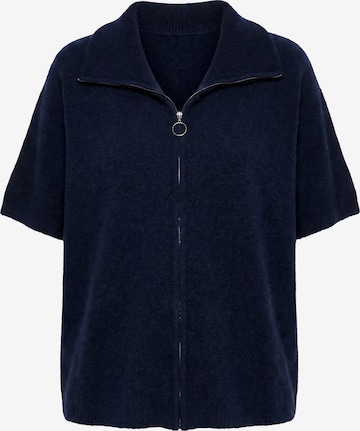 Ulla Popken Strickjacke in Blau: Vorderseite