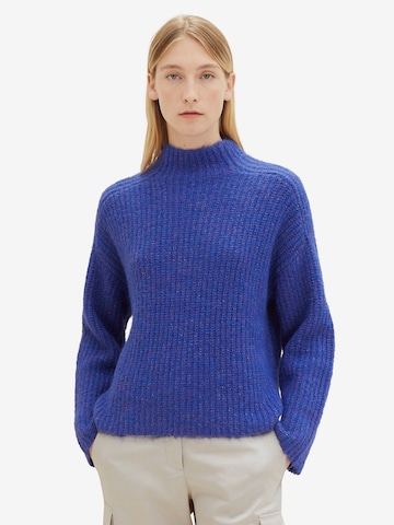 TOM TAILOR Sweater in Blue: front