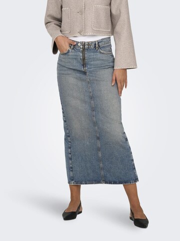 Jupe 'BAXTER' ONLY en bleu : devant