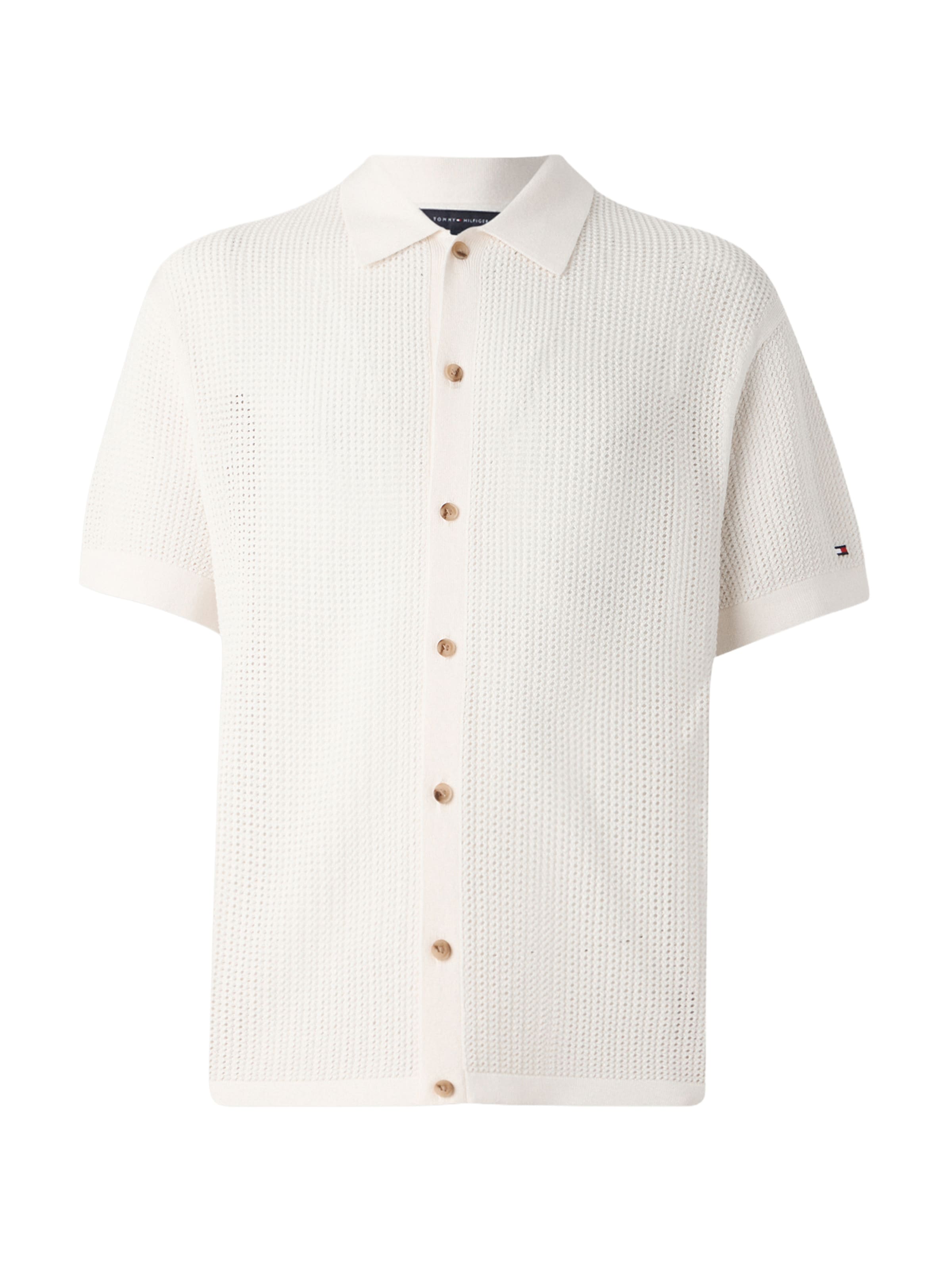 TOMMY HILFIGER Strickjacke in Beige: Vorderseite