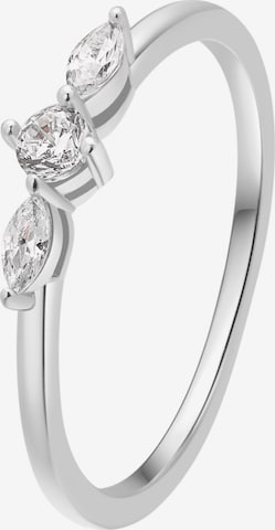 Hey Happiness Ring 'Slim Nexus' in Silver: front