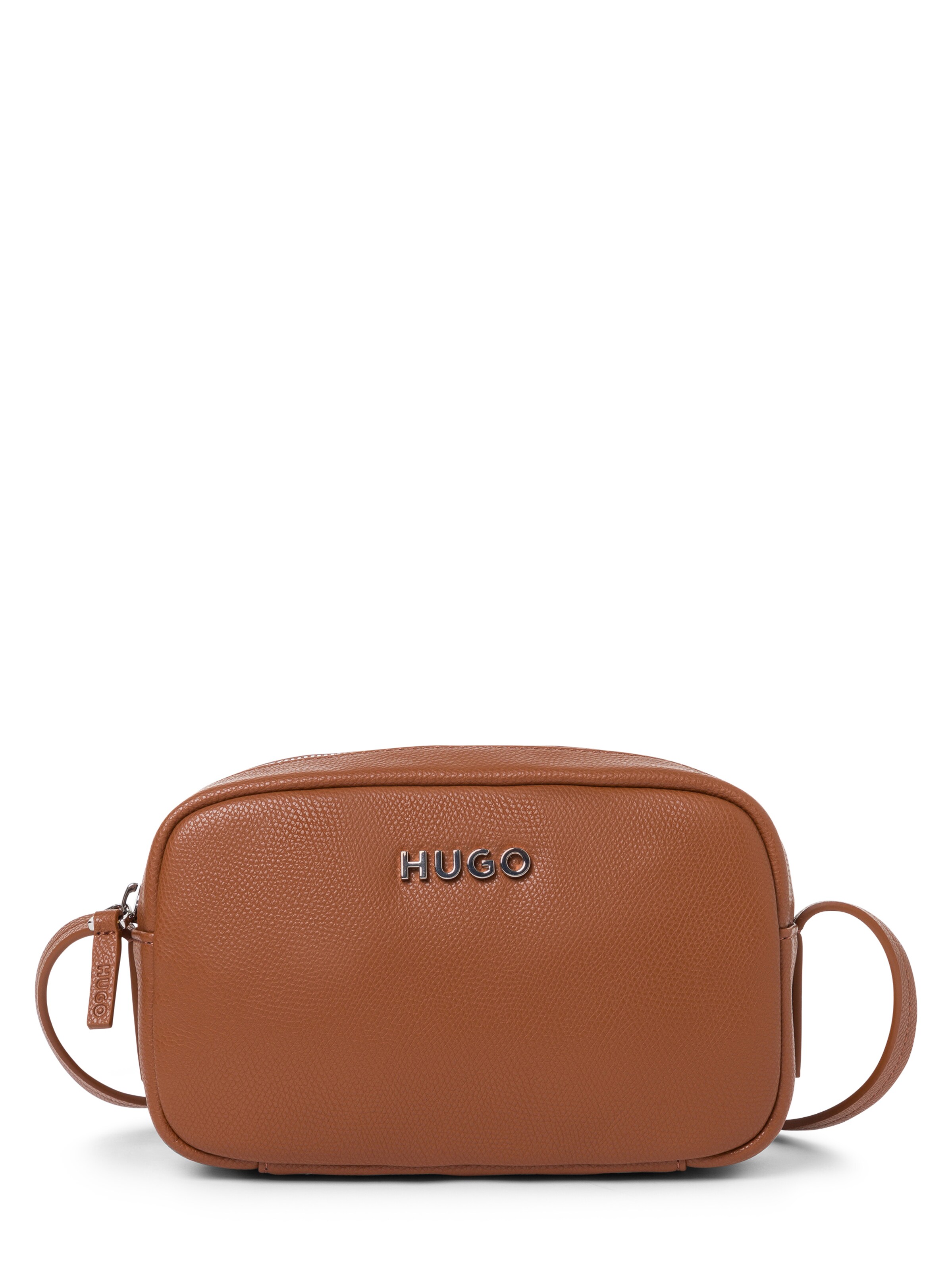 HUGO Schoudertas in Bruin: voorkant