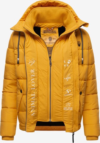 Veste d’hiver 'Taisaa' MARIKOO en jaune