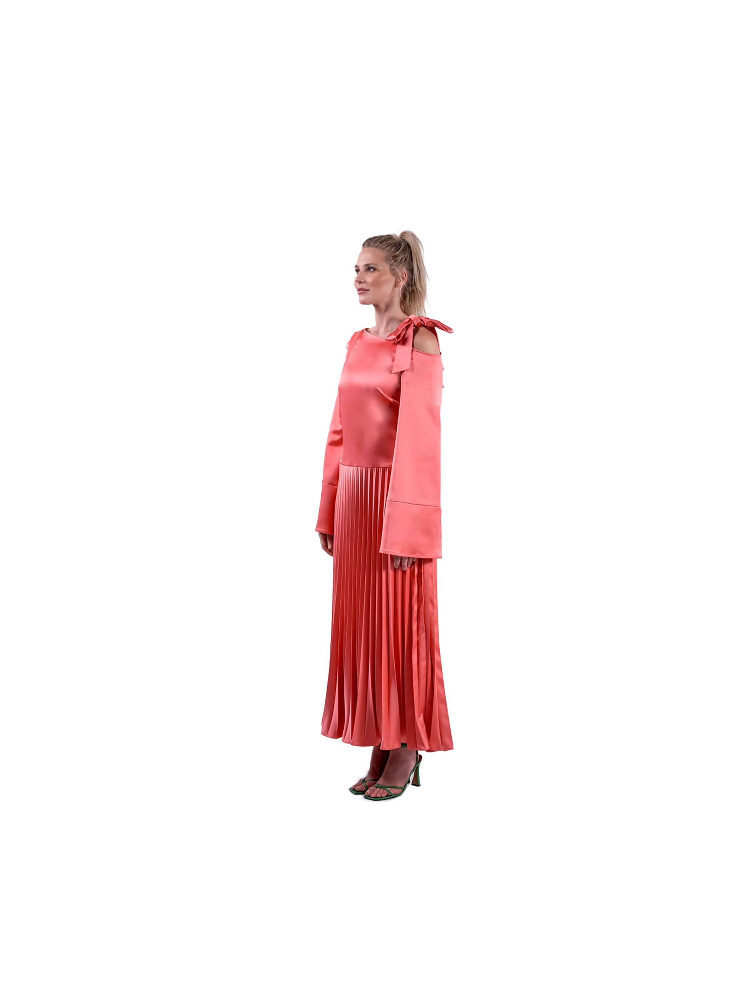 MARYLAND Studio Avondjurk 'Signature Plissee' in Oranje