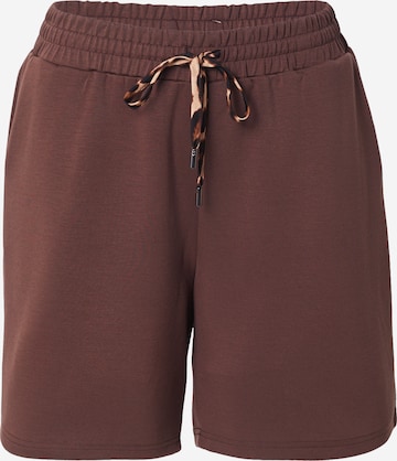 ONLY Carmakoma Regular Pants 'CARLise' in Brown: front