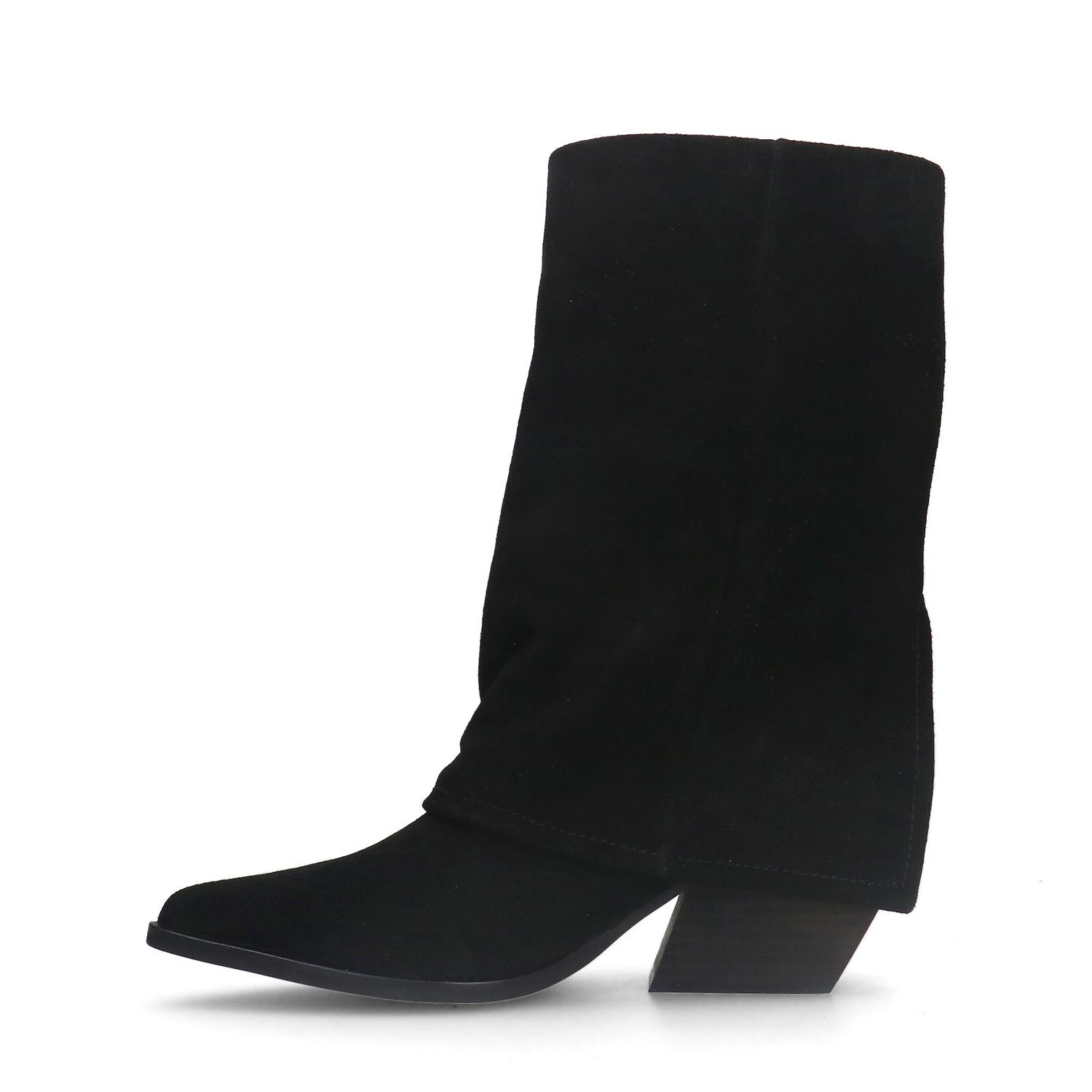 SACHA Cowboy Boots in Black