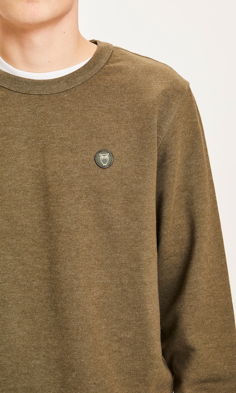 KnowledgeCotton Apparel Sweatshirt in Hellgrün KnowledgeCotton Apparel Sweatshirt in Hellgrün