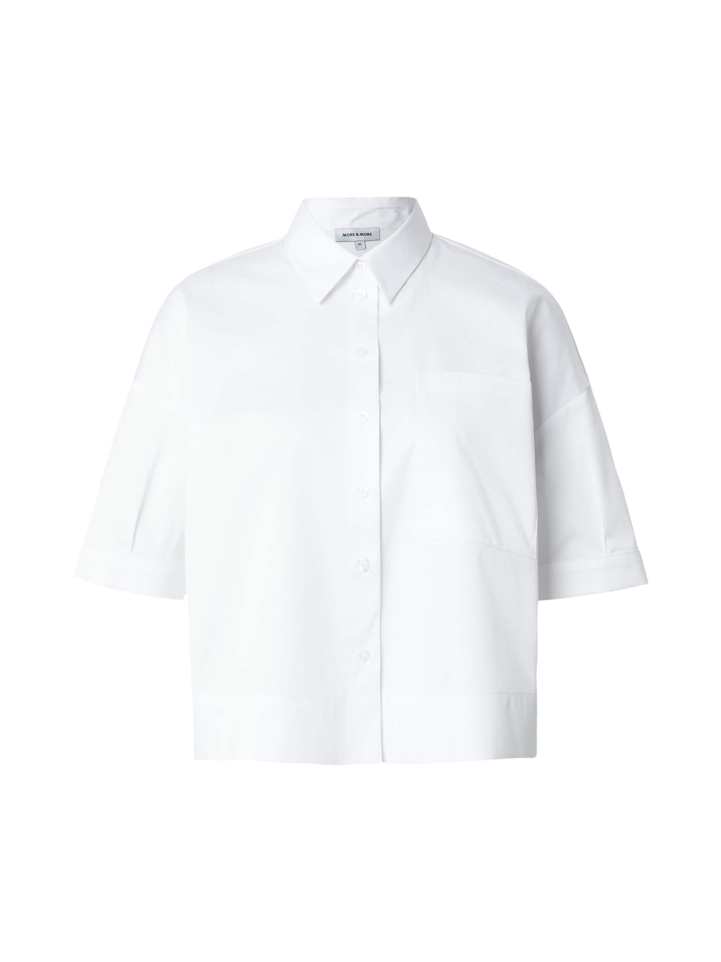 MORE & MORE Μπλούζα σε λευκό: μπροστά