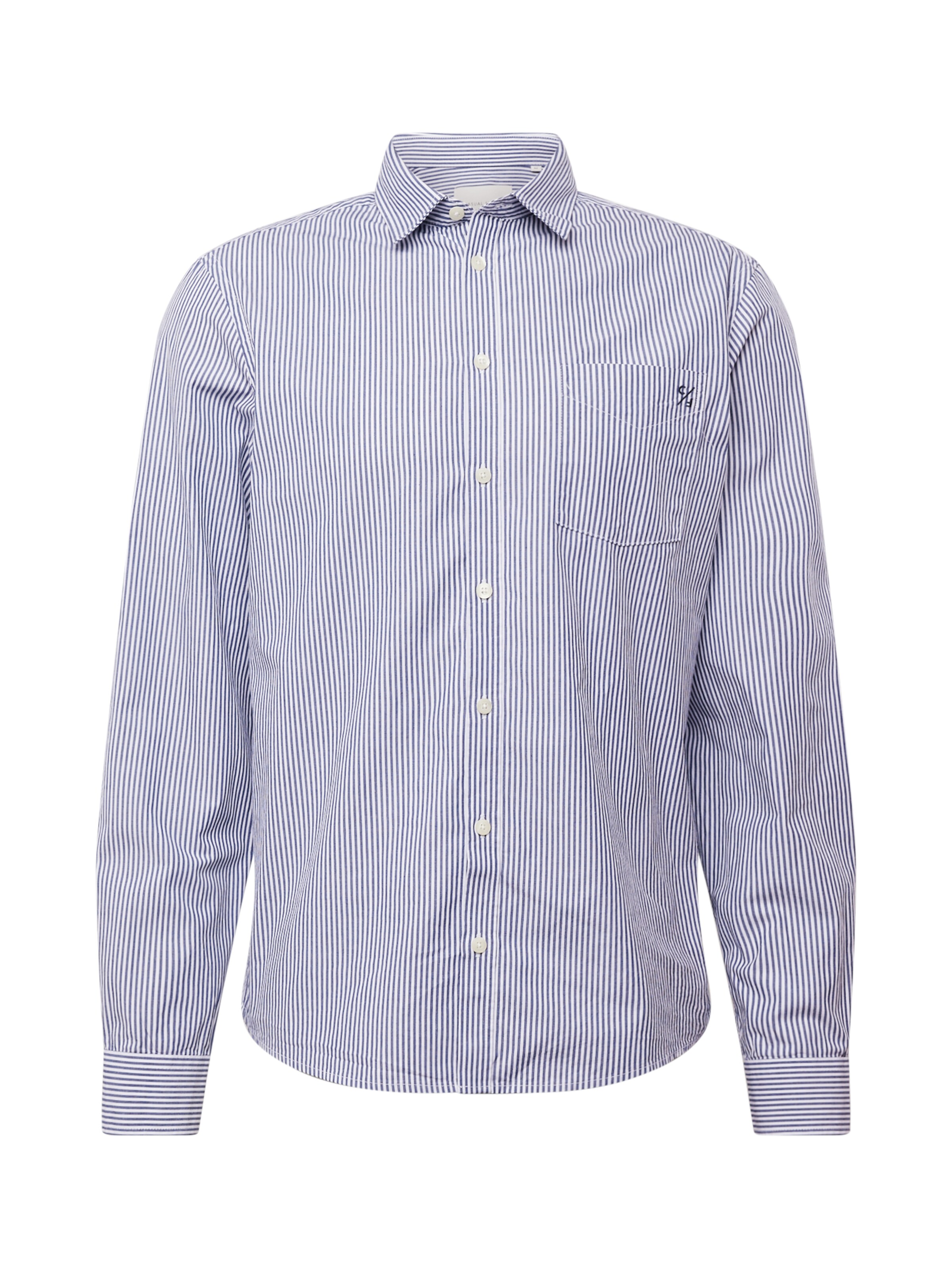Casual Friday Regular fit Overhemd 'Anton' in Blauw: voorkant