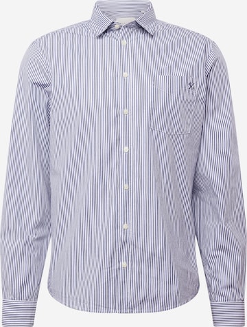 Casual Friday - Ajuste regular Camisa 'Anton' en azul: frente