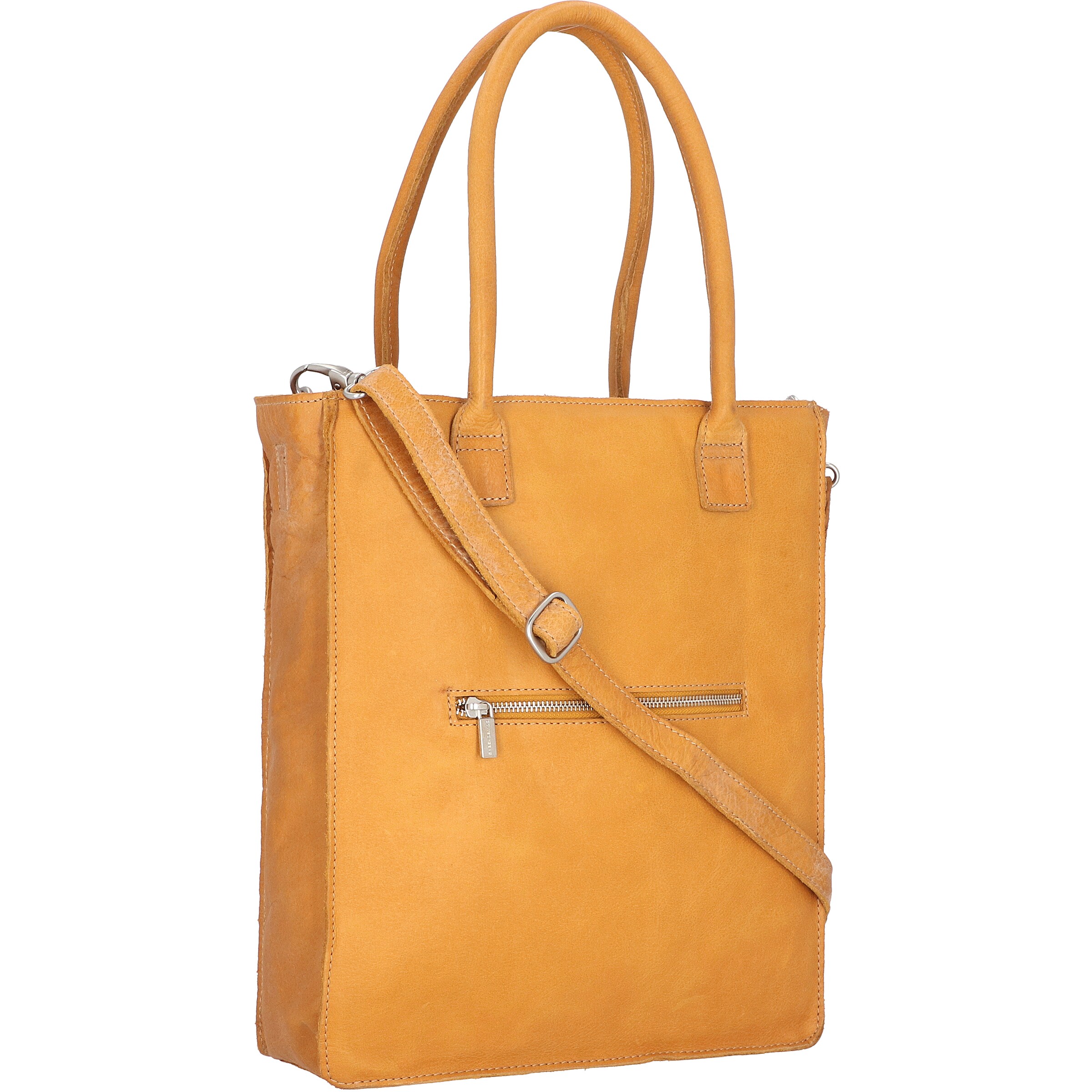 Frauen Taschen & Rucksäcke Amsterdam Cowboys Woodridge Schultertasche Leder 30 cm Laptopfach in Gelb - FA83387 Frauen Taschen & Rucksäcke Amsterdam Cowboys Woodridge Schultertasche Leder 30 cm Laptopfach in Gelb - FA83387