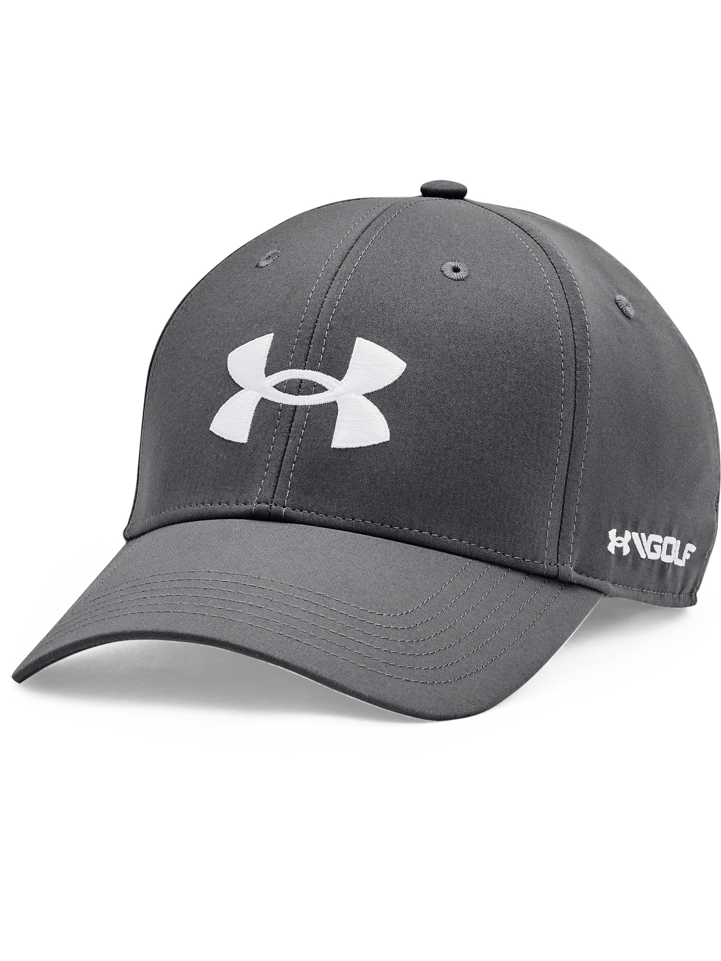 UNDER ARMOUR Sports cap 'Golf96' in Grey: front