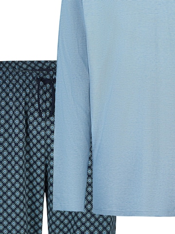 Ammann Long Pajamas 'Mix & Match' in Blue