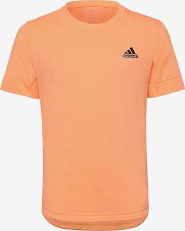 ADIDAS PERFORMANCE Performance Shirt 'New York' in Orange: front