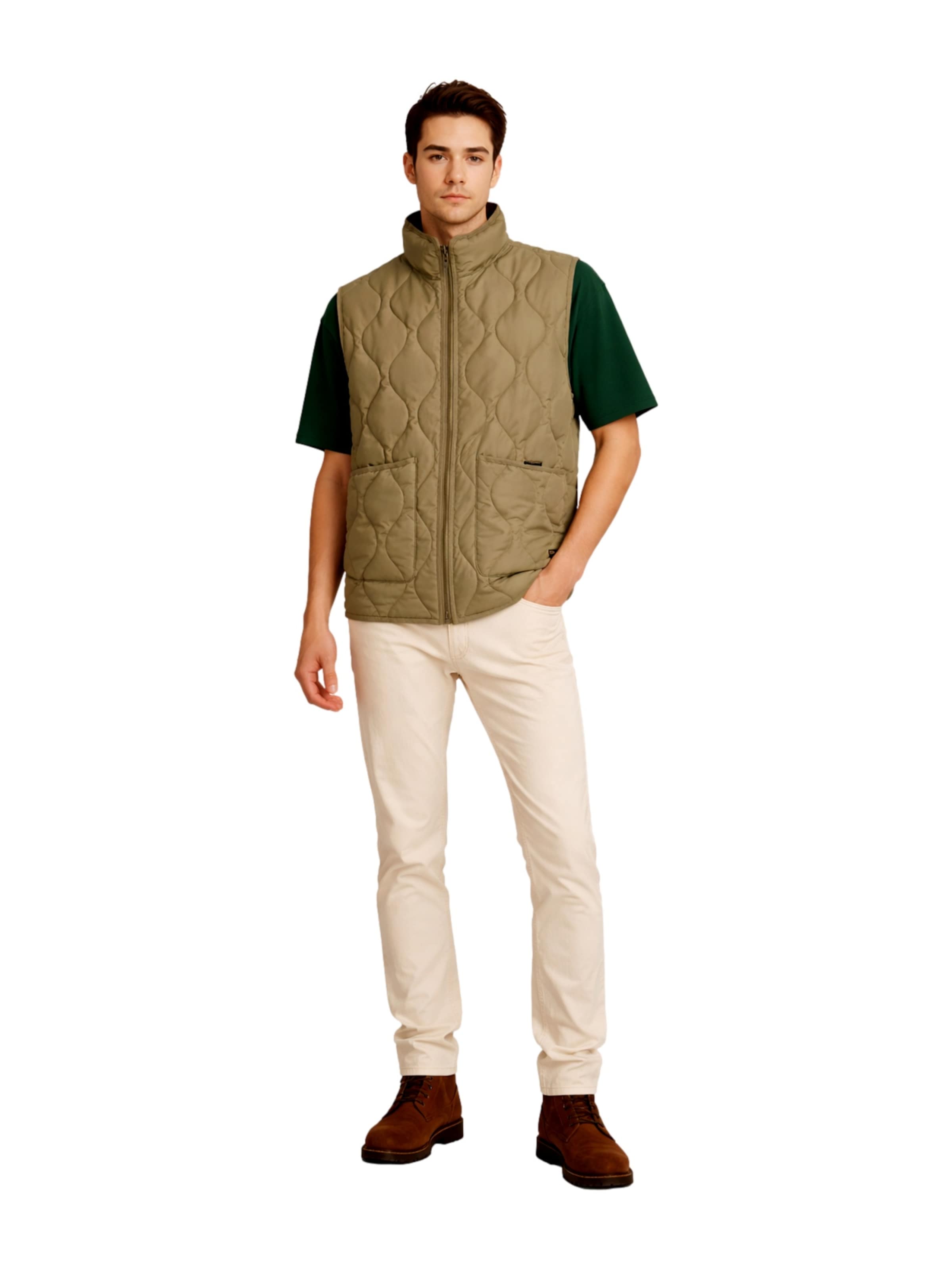 JACK & JONES Γιλέκο 'JPRBLUCLYDE' σε πράσινο