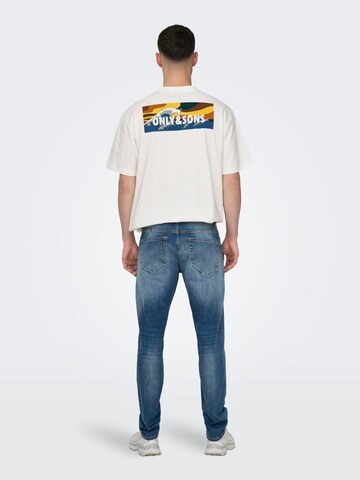 Only & Sons Slimfit Kavbojke 'LOOM' | modra barva