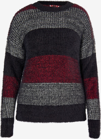 myMo ROCKS Svetr – šedá: přední strana