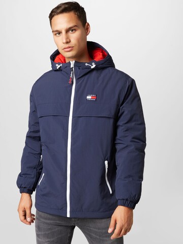 Tommy Jeans Between-season jacket 'CHICAGO' in Blue: front