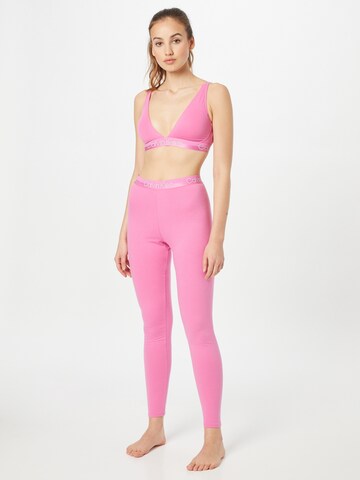 Calvin Klein Underwear Skinny Legginsy w kolorze różowy