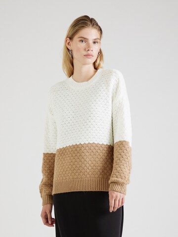 Fransa Pullover 'LINDSY' i beige: forside