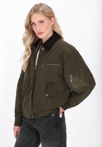DreiMaster Vintage Between-Season Jacket in Green: front