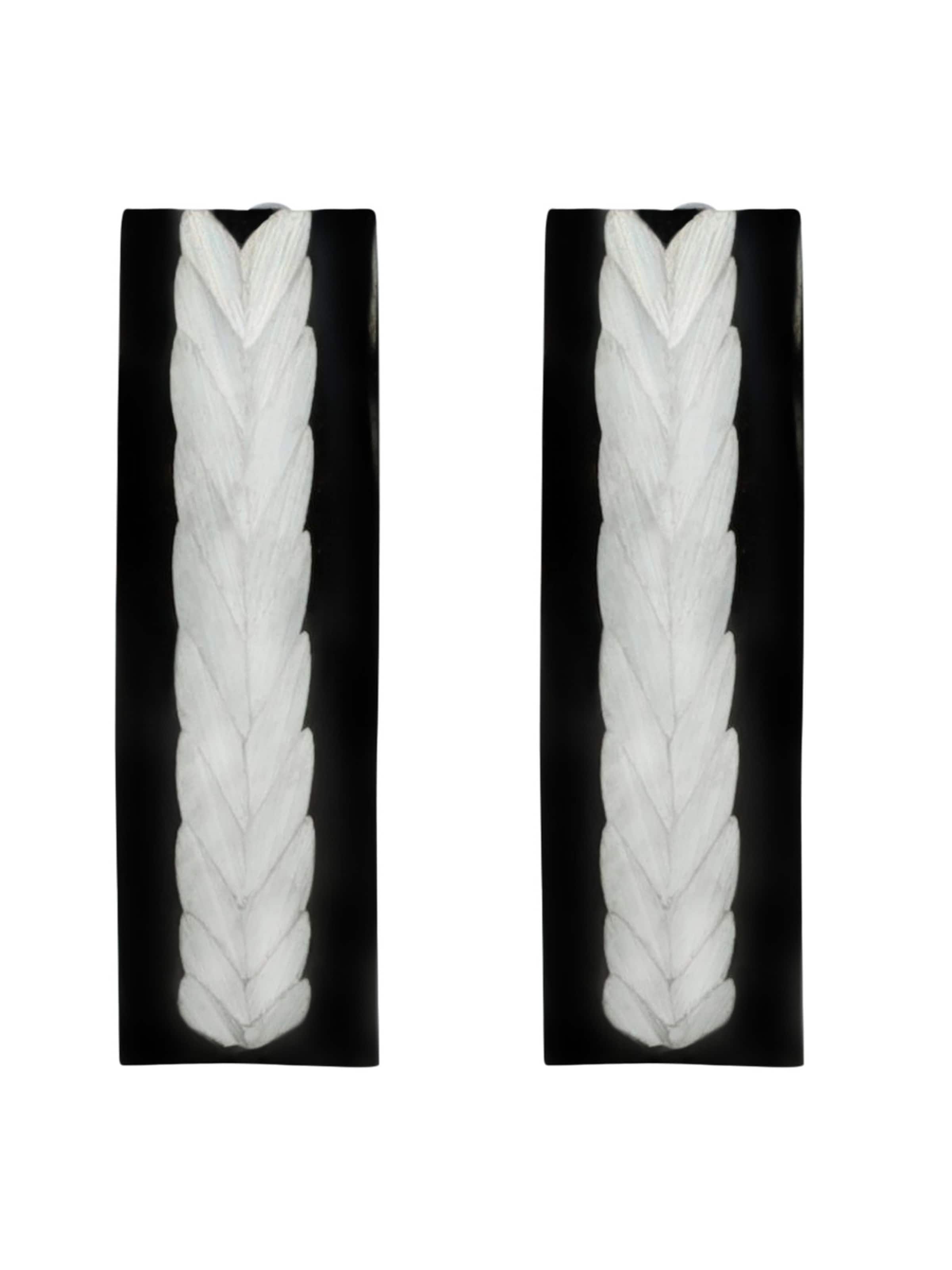 Akzent Earrings 'Jorik, Ionenplattierung' in Black