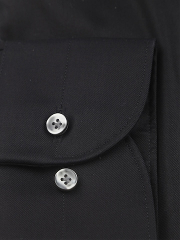 Profuomo Slim Fit Hemd‌‌‌ in Schwarz