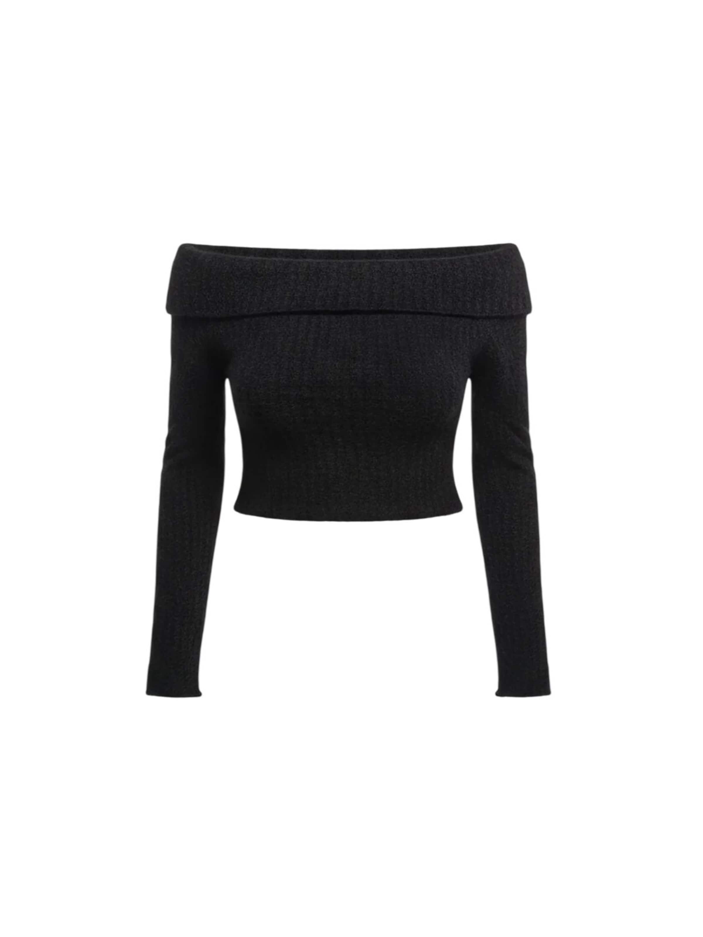 Alexa Dash Pullover in Schwarz: Vorderseite