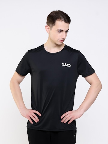 neverover - Camiseta funcional 'Men's Essential T-shirt' en negro: frente