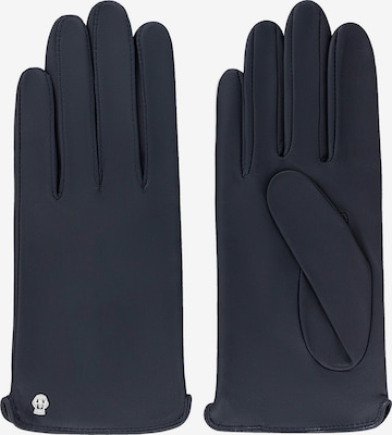 Roeckl Full Finger Gloves 'New York' in Blue: front