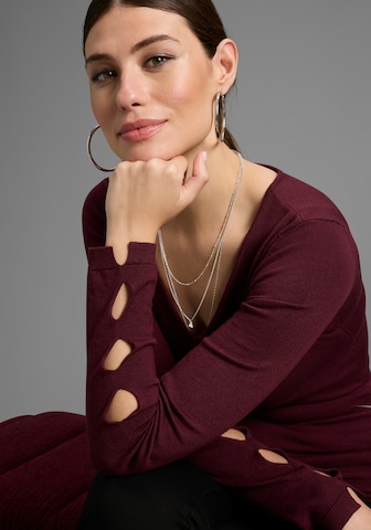 Bruno Banani LM Pullover in Rot